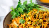 Bombay Carrot Salad with Cashews and Raisins Bombay Carrot Salad with Cashews and Raisins