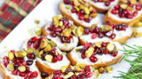 Pomegranate Crostini Recipe Pomegranate Crostini Recipe