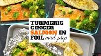 Turmeric Ginger Salmon in Foil Meal Prep Turmeric Ginger Salmon in Foil Meal Prep