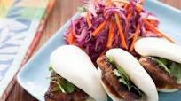 5-Spice Pork Buns with Red Cabbage, Carrot & Thai Basil Salad 5-Spice Pork Buns with Red Cabbage, Carrot & Thai Basil Salad