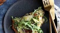 Cauliflower Pizza with Basil Pesto & Potatoes Cauliflower Pizza with Basil Pesto & Potatoes