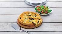 Prawn and spinach tart Prawn and spinach tart