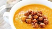 Slow Cooker Butternut Squash Soup with Maple Roasted Chickpeas Slow Cooker Butternut Squash Soup with Maple Roasted Chickpeas