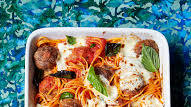 Baked Spaghetti and Meatballs Baked Spaghetti and Meatballs