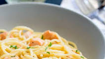 Creamy Lemon Salmon Pasta Recipe Creamy Lemon Salmon Pasta Recipe