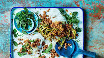 Matt Moran's stir-fried pork mince with zucchini and mint Matt Moran's stir-fried pork mince with zucchini and mint