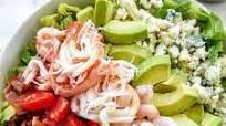 Crab and Shrimp Seafood Cobb Salad Crab and Shrimp Seafood Cobb Salad