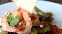 Nopales con Camarones en Sofrito (Cactus Paddles With Sofrito Shrimp) Nopales con Camarones en Sofrito (Cactus Paddles With Sofrito Shrimp)