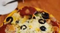 Thin Crust Pepperoni and Mushroom Pizza From Scratch Thin Crust Pepperoni and Mushroom Pizza From Scratch