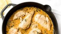 Skillet Chicken with Lemon Garlic Sauce Skillet Chicken with Lemon Garlic Sauce