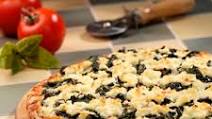 Three-Cheese and Spinach Pizza Three-Cheese and Spinach Pizza