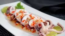 Thai Steam Squid (Pla Muk Neung Manao) Thai Steam Squid (Pla Muk Neung Manao)