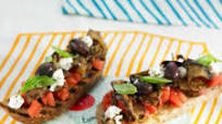 Bruschetta aux aubergines Bruschetta aux aubergines