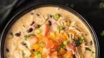 Instant Pot Creamy Chicken Taco Soup Recipe Instant Pot Creamy Chicken Taco Soup Recipe