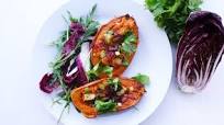 Paleo Loaded Twice Baked Sweet Potatoes Paleo Loaded Twice Baked Sweet Potatoes