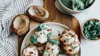 Vegan Baked Potato (Gluten free, Dairy free) Vegan Baked Potato (Gluten free, Dairy free)