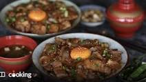 Japanese pork and rice bowl (butadon) Japanese pork and rice bowl (butadon)