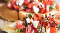 Bruschetta with Mozzarella Bruschetta with Mozzarella