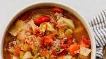 Instant Pot Cabbage Soup with Ground Beef (Paleo, Whole30) Instant Pot Cabbage Soup with Ground Beef (Paleo, Whole30)