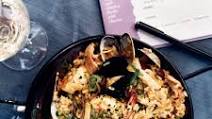 Seafood-and-Chicken Paella with Chorizo Seafood-and-Chicken Paella with Chorizo