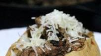 Philly Cheesesteak Loaded Baked Potato Philly Cheesesteak Loaded Baked Potato
