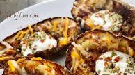 Crispy Air Fryer Loaded Potato Skins Crispy Air Fryer Loaded Potato Skins