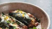Roasted Poblanos Stuffed w/ Pulled Pork Chili Verde Roasted Poblanos Stuffed w/ Pulled Pork Chili Verde