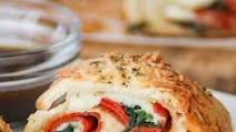 Spinach Pepperoni Bread Spinach Pepperoni Bread