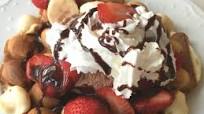 Easy Bubble Egg Waffle Sundae Dessert Recipe Easy Bubble Egg Waffle Sundae Dessert Recipe
