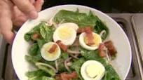 Spinach Salad with Warm Bacon Dressing Spinach Salad with Warm Bacon Dressing