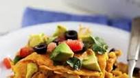 Loaded Stacked Chicken Enchilada Casserole Loaded Stacked Chicken Enchilada Casserole