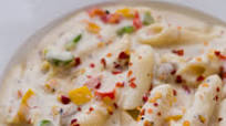 Pasta in white sauce | Penne in white sauce Pasta in white sauce | Penne in white sauce