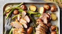 Sheet-Pan Pork Supper Sheet-Pan Pork Supper