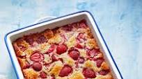 Cakey Strawberry Cobbler Cakey Strawberry Cobbler