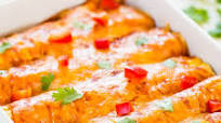 Sweet Potato, Corn, and Black Bean Enchiladas