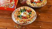 Tie-Dye Fruity Pebbles-Crusted Waffles Tie-Dye Fruity Pebbles-Crusted Waffles