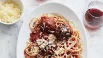 Fresh Spaghetti with Air-Fried Meatballs Fresh Spaghetti with Air-Fried Meatballs