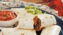 Baked Pork Chimichangas Baked Pork Chimichangas
