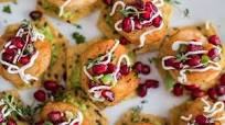 Mini Shrimp Tostadas with Pomegranate Salsa Mini Shrimp Tostadas with Pomegranate Salsa