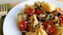 Easy Healthy Salmon Panzanella Salad Recipe Easy Healthy Salmon Panzanella Salad Recipe