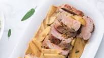 Roasted Pork Tenderloin with Sage and Apple Roasted Pork Tenderloin with Sage and Apple