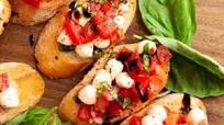 Bruschetta with Mozzarella Bruschetta with Mozzarella
