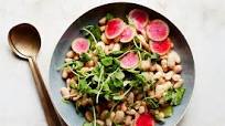 White Beans With Radishes, Miso and Greens White Beans With Radishes, Miso and Greens