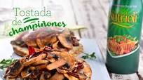 Tostada de champiñones Tostada de champiñones