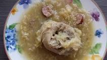 Sauerkraut Stew with Pork Knuckle Sauerkraut Stew with Pork Knuckle