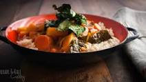 Kohlrabi Curry with Crispy Kale Kohlrabi Curry with Crispy Kale