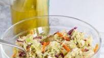 Mayo-Free Dill Pickle Coleslaw Mayo-Free Dill Pickle Coleslaw