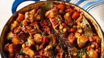 Chorizo, pork belly & chickpea casserole | BBC Good Food Chorizo, pork belly & chickpea casserole | BBC Good Food