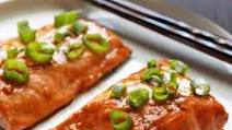 Asian Salmon with Soy Sauce, Honey, and Garlic Asian Salmon with Soy Sauce, Honey, and Garlic
