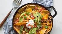 Skillet Turkey Tinga Enchiladas Skillet Turkey Tinga Enchiladas